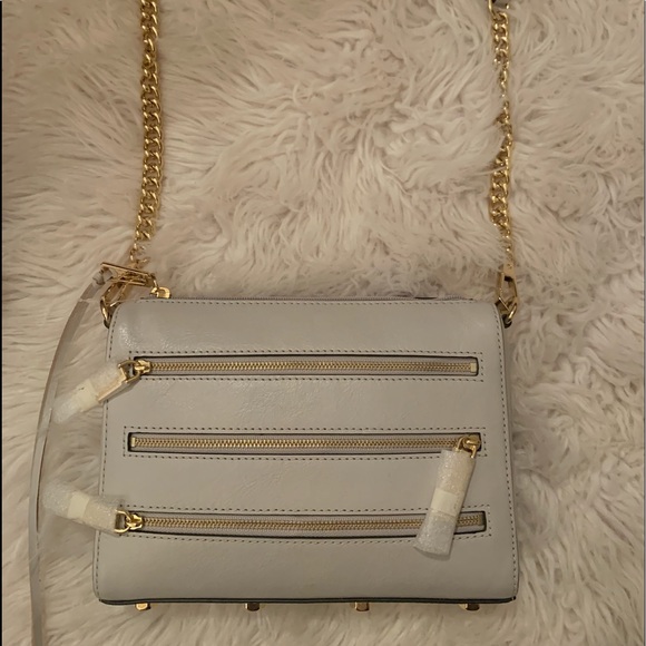 Rebecca Minkoff Bags Rebecca Minkoff Mini 5 Zip Leather Crossbody Bag Poshmark